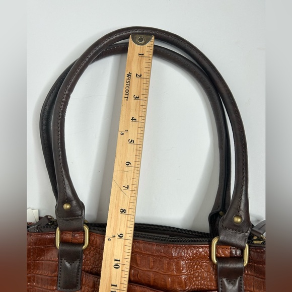 Tignanello Leather Houston St Crocodile Embossed Bag New With Defects** - Picture 15 of 15